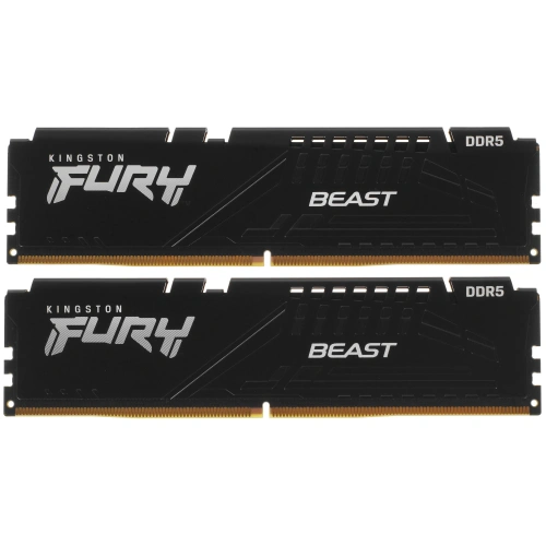 Купить оперативная память kingston fury beast black [kf556c40bbk2-16] 16 гб