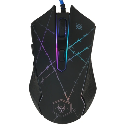 Мышь+коврик проводная Defender Forced GM-020L [52020] черный