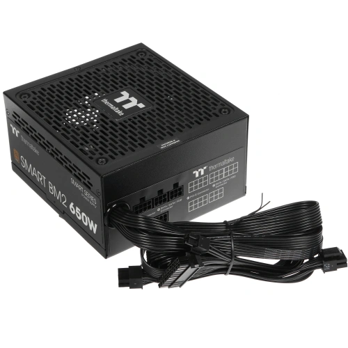 Купить блок питания thermaltake smart bm2 650w - tt premium edition [ps-spd-0650mnfabe-1] черный