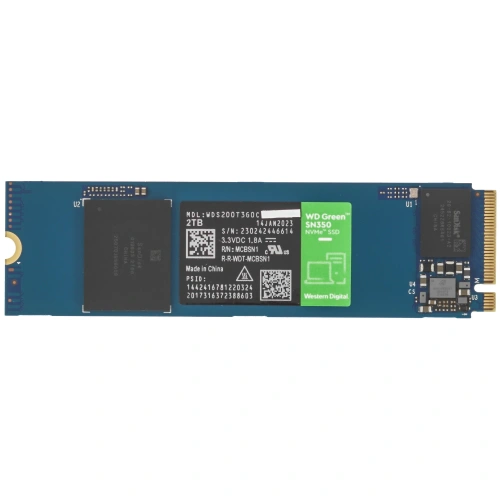 Купить 2000 гб ssd m.2 накопитель wd green sn350 [wds200t3g0c]