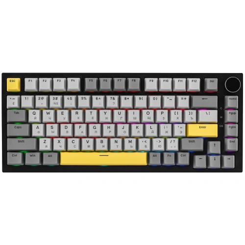 Купить клавиатура проводная ajazz ak820 [m3-ak820-1-rgb-diy-mys-gwy]