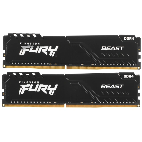 Купить оперативная память kingston fury beast black [kf432c16bb1k2/32] 32 гб
