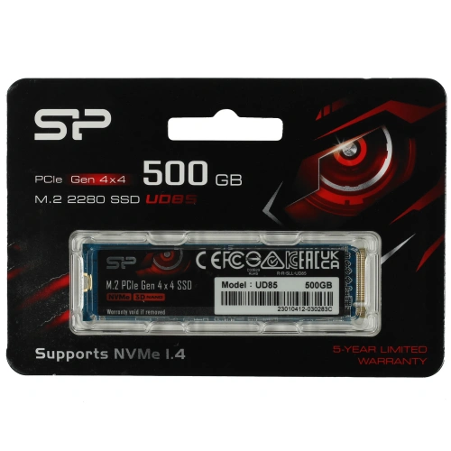 Купить 500 гб m.2 nvme накопитель silicon power ud85 [sp500gbp44ud8505]