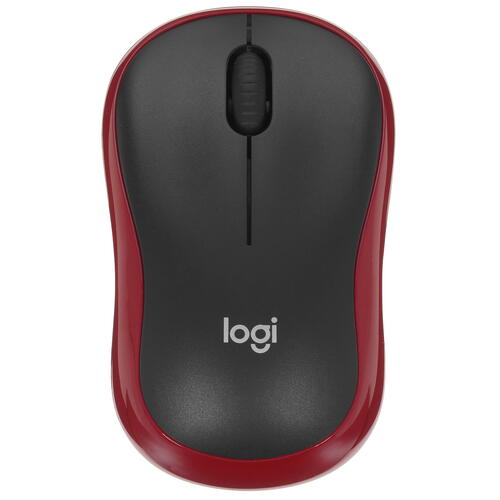 Мышь беспроводная Logitech M185 Red [910-002633] красный