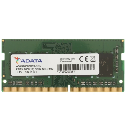 Купить оперативная память sodimm adata [ad4s26668g19-sgn] 8 гб