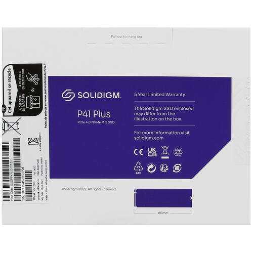 Купить 1000 гб m.2 nvme накопитель solidigm p41 plus series [ssdpfknu010tzx1]