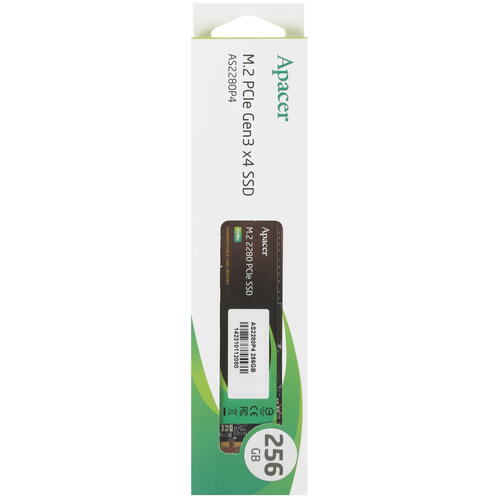 Купить 256 гб m.2 nvme накопитель apacer as2280p4 [ap256gas2280p4-1]