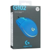 Купить мышь проводная logitech g102 lightsync [910-005810] синий