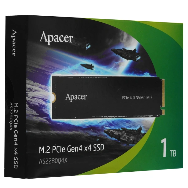 Купить 1000 гб m.2 nvme накопитель apacer as2280q4x [ap1tbas2280q4x-1]