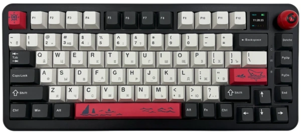 Купить клавиатура проводная + беспроводная ajazz ak820 max