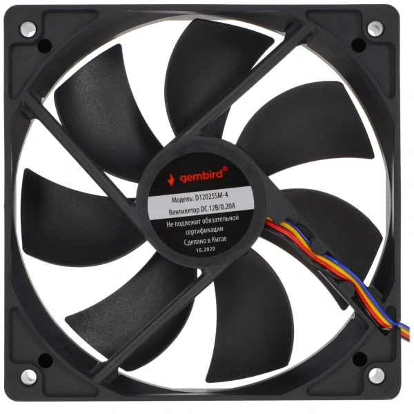 Купить вентилятор gembird [d12025sm-4]