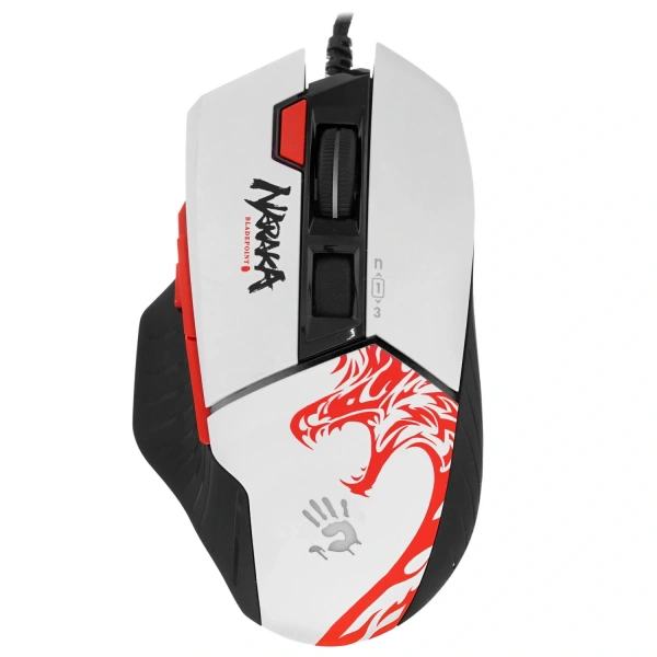 Купить мышь проводная a4tech bloody w95 max naraka [w95 max naraka] белый