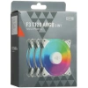 Купить комплект вентиляторов pccooler f3 t120 argb wh [f3-t120wham3-gl]