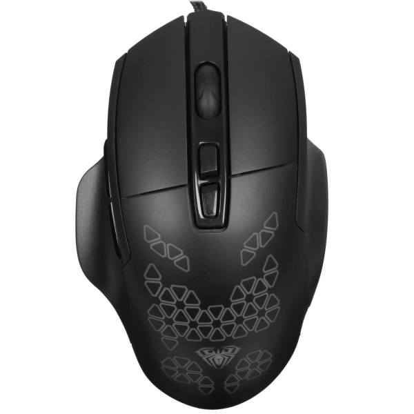 Купить мышь проводная aula f812 [80002159] черный