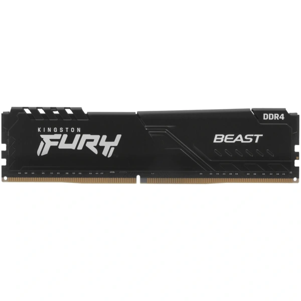 Купить оперативная память kingston fury beast black [kf436c18bb/16] 16 гб