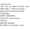 Купить 15.6" ноутбук msi thin a15 b7uc-296xru серый