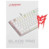 Купить клавиатура проводная ardor gaming blade pro [ag-fl-b87red-w]