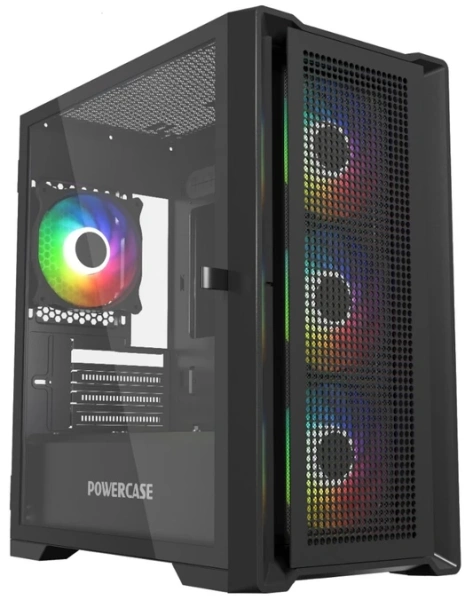 Купить корпус powercase alisio micro x4b v2 [camcxb-a4] черный
