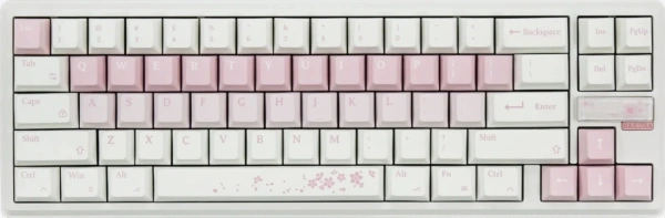 Купить клавиатура проводная + беспроводная varmilo vtp68 sakura