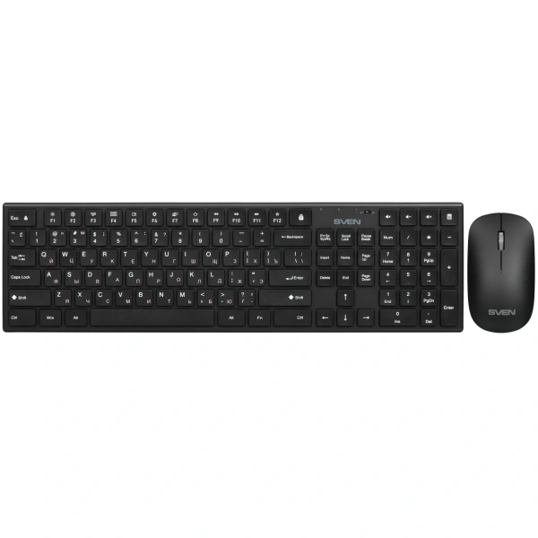 Купить клавиатура+мышь беспроводная   sven kb-c2550w черный