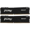 Купить оперативная память kingston fury beast black [kf432c16bbk2/32-sp] 32 гб