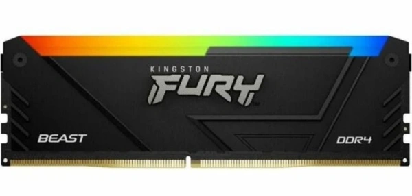 Купить оперативная память kingston fury beast black rgb [kf432c16bb12a/16] 16 гб