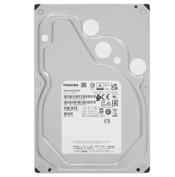Купить 6 тб жесткий диск toshiba mg08 [mg08ada600e]