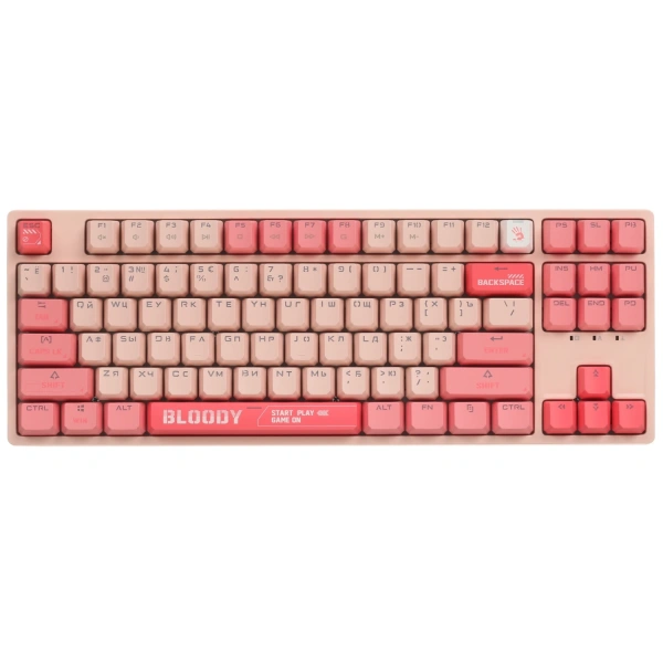 Купить клавиатура проводная a4tech bloody s87 energy [s87 usb  energy pink]