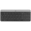 Купить клавиатура+мышь беспроводная   logitech slim wireless desktop mk470 черный
