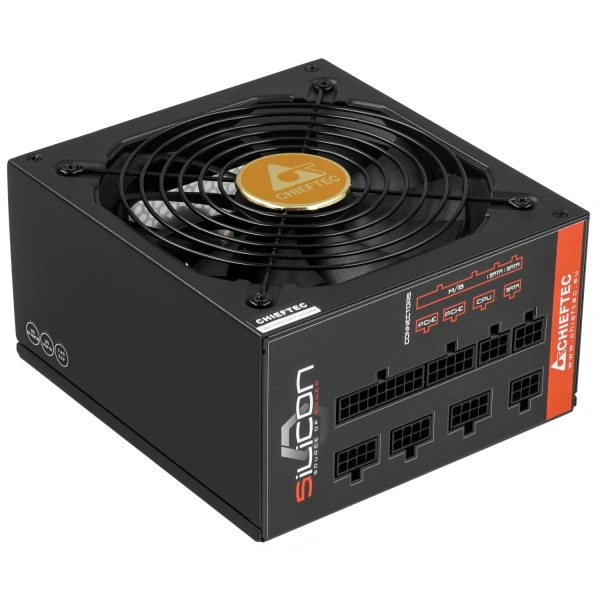 Купить блок питания chieftec silicon 750w [slc-750c] черный
