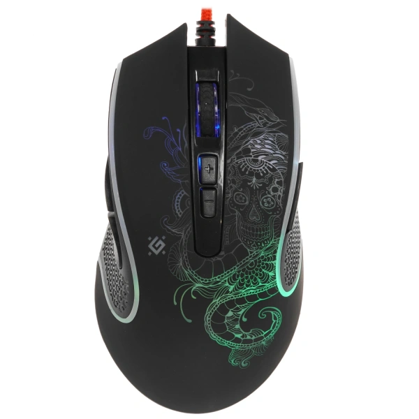 Купить мышь проводная defender venom gm-640l [52640] черный