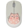 Купить мышь беспроводная aceline wm-m504 cat  белый