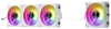 Купить комплект вентиляторов adata xpg hurricane mag 120 argb [hurricanemag120argbpwm4c-whcww]