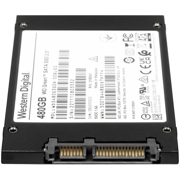 Купить 480 гб 2.5" sata накопитель wd green [wds480g3g0a]