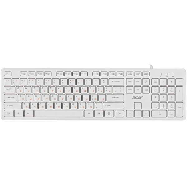 Купить клавиатура проводная acer okw123 [zl.kbdee.00d]