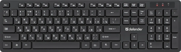 Купить клавиатура+мышь беспроводная   defender lima c-993 черный