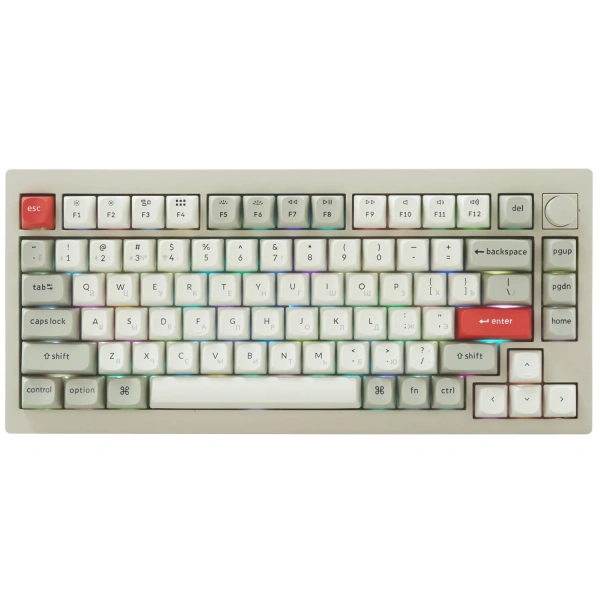 Купить клавиатура проводная + беспроводная keychron v1 max