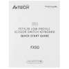 Купить клавиатура проводная a4tech fstyler fx50 [1678040]