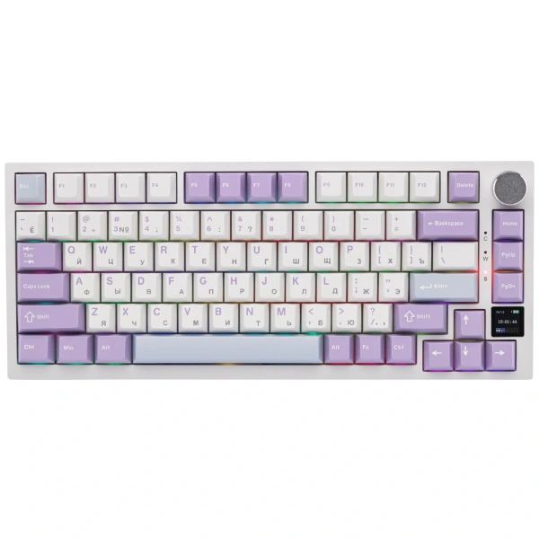 Купить клавиатура проводная + беспроводная ajazz ak820 pro [g1-ak820pro-3-rgb-diy-gs-pwb]