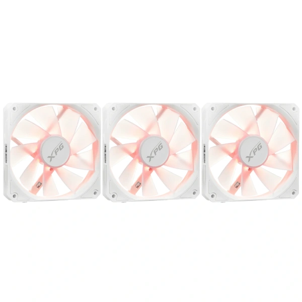 Купить комплект реверсных вентиляторов adata xpg vento r 120 argb pwm white [ventor120argbpwm3c-whcww]