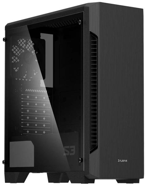 Купить корпус zalman s3 tg [s3 tg black] черный