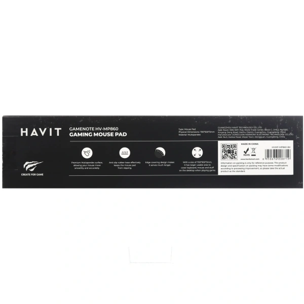 Купить коврик havit hv-mp860  черный