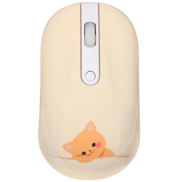 Купить мышь беспроводная dexp wm-311wu cute cat  бежевый