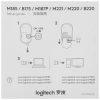 Купить мышь беспроводная logitech m185 [910-006540] серый
