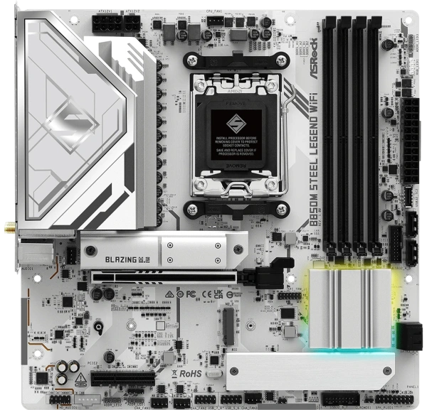 Купить материнская плата asrock b850m steel legend wifi
