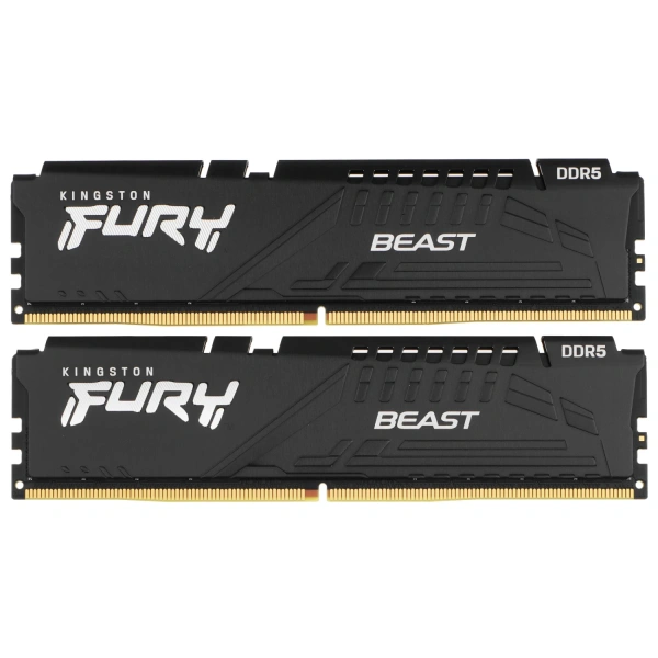 Купить оперативная память kingston fury beast black amd [kf560c36bbek2-64] 64 гб