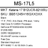 Купить 17.3" ноутбук msi katana gf76 b12ucr-821xru черный