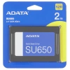 Купить 2000 гб 2.5" sata накопитель adata ultimate su650 [asu650ss-2tt-r]