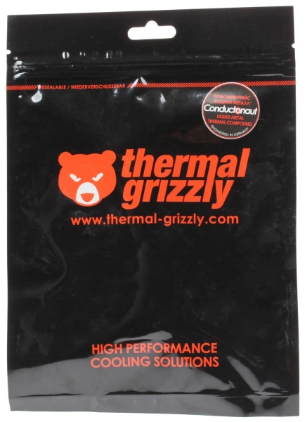 Купить жидкий металл thermal grizzly conductonaut [tg-c-005-r]