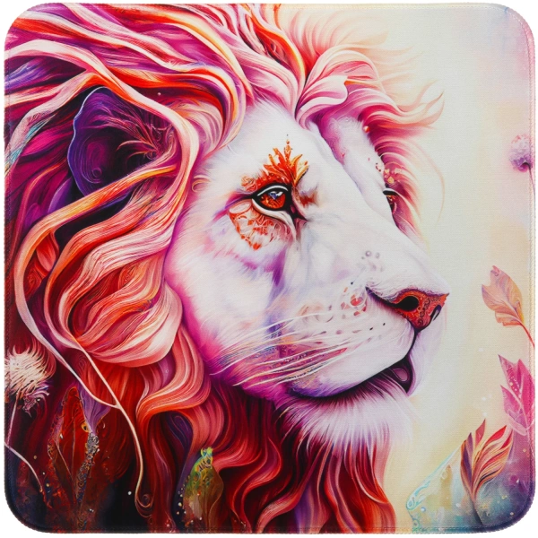 Купить коврик aceline glow lion (s) разноцветный